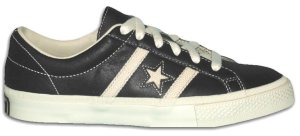 Converse Academy (leather All-Star reissue), black with white star and stripes