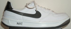 Nike "Ace 83" tennis shoe, white with black SWOOSH