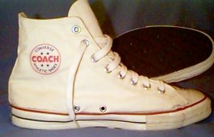 Converse COACH white high-top basketball shoe