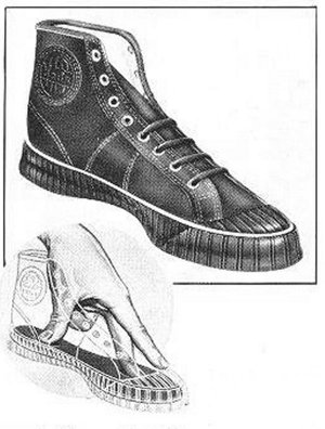 Cross-section of the 1934 'Keds Shockproof Insole'