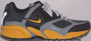 Nike Air Pegasus 2000 iD - black, del sol, gray - "Charlie" on the rear side towards the heel