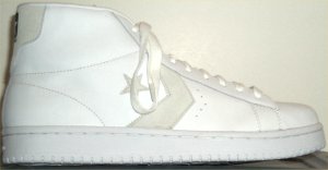 Converse Dr. J Classic high-top; white with natural trim