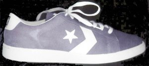 Converse "Dr. J" low-top suede sneaker in dark blue