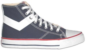 Pony "All American High" black canvas high-top sneaker