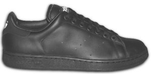 The adidas Stan Smith tennis shoe, in all-black