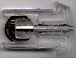 LA Gear lightGEAR cartridge - "on" side: US Patent 5704706 LA Gear lightGEAR cartridge - "on" side: US Patent 5704706
