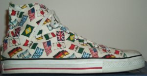 Converse "Chuck Taylor" All Star "Flags of All Nations" high-top Converse "Chuck Taylor" All Star "Flags of All Nations" high-top