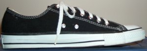 Converse "Chuck Taylor" black low-top