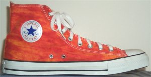 Converse "Chuck Taylor" All Star Orange Tie Dye high-top