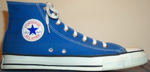 Converse "Chuck Taylor" All-Star high-top in Bright Blue Converse "Chuck Taylor" All-Star high-top in Bright Blue