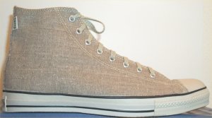 Converse All Star Hemp High in Khaki, flip side