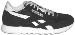 Reebok Classic Nylon shoe in black