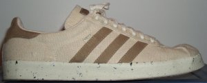 The adidas "Gazelle Natural" shoe in natural hemp brown