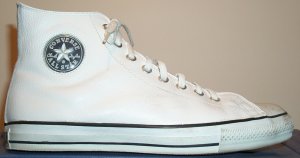 Converse "Chuck Taylor" All Star Jewel Leather white high-top sneaker