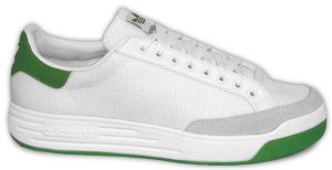 adidas Rod Laver tennis shoe (considered by many footbag players as ideal for the sport) adidas Rod Laver tennis shoe (considered by many footbag players as ideal for the sport)