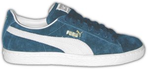 Puma "CLYDE" blue suede low-top sneakers Puma "CLYDE" blue suede low-top sneakers